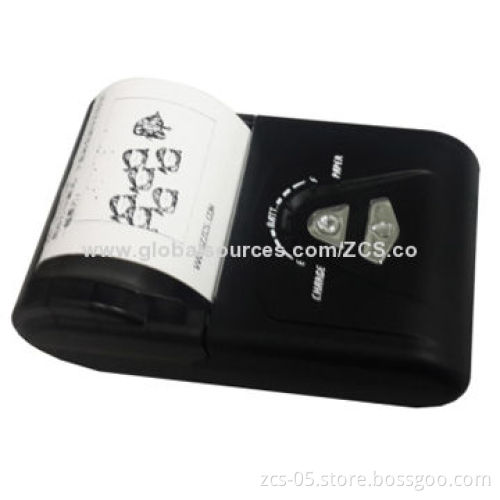 Mobile Bluetooth Thermal Printer, Picture/Any Language Printing, 80mm/s, Free Test App